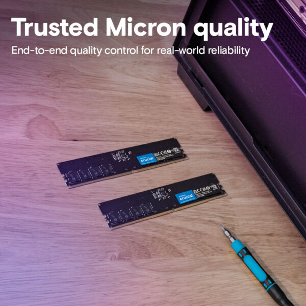 Crucial 16GB DDR5 4800MHz Laptop RAM for Multitasking