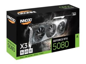INNO3D GeForce RTX 5080 X3 OC 16GB GDDR7 Graphics Card