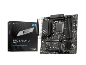 MSI PRO B760M-A WiFi DDR5 Intel LGA1700 Micro ATX Motherboard