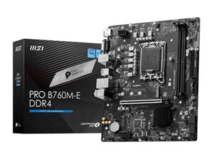 MSI B760M-E PRO DDR4 Motherboard for Intel 12th 13th 14th Gen Processors