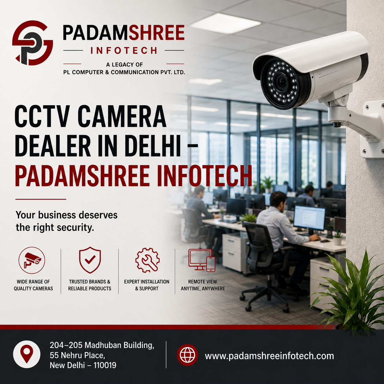 CCTV Camera Dealer in Delhi