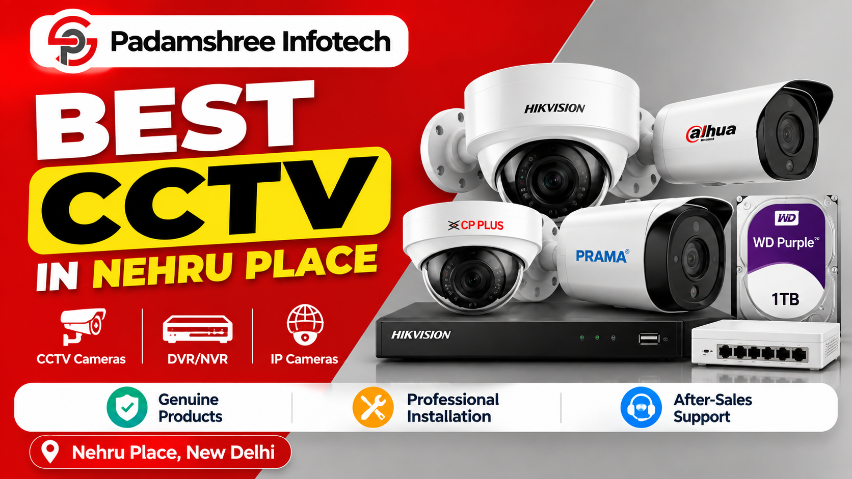 best cctv in nehru place