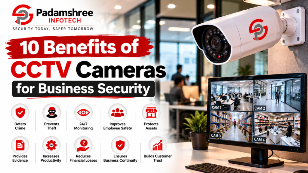 10 Benefits of CCTV Cameras for Business Security